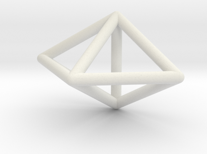 0752 J12 Triangular Bipyramid E (a=1cm) #1 3d printed