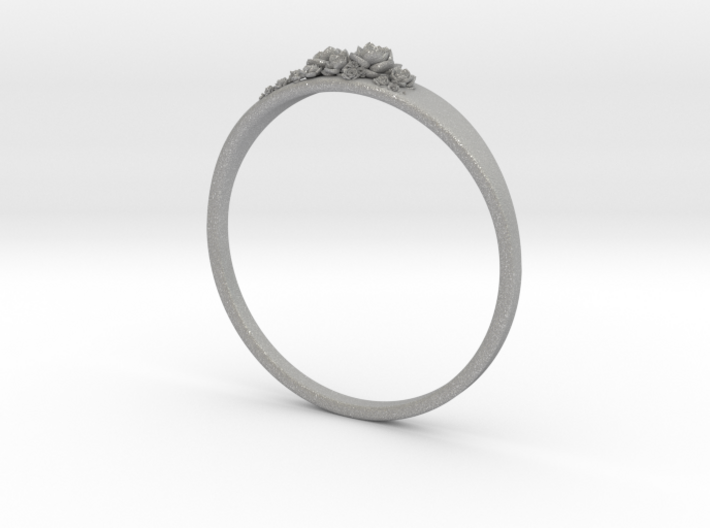 Succulent Ring 3d printed