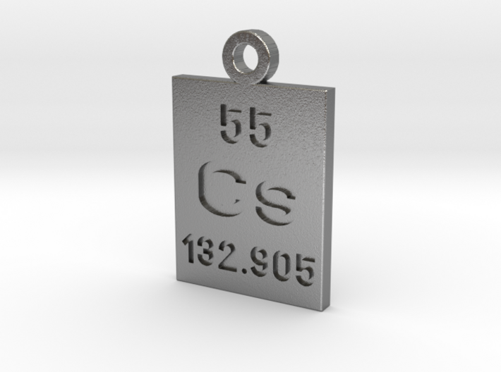 Cs Periodic Pendant 3d printed