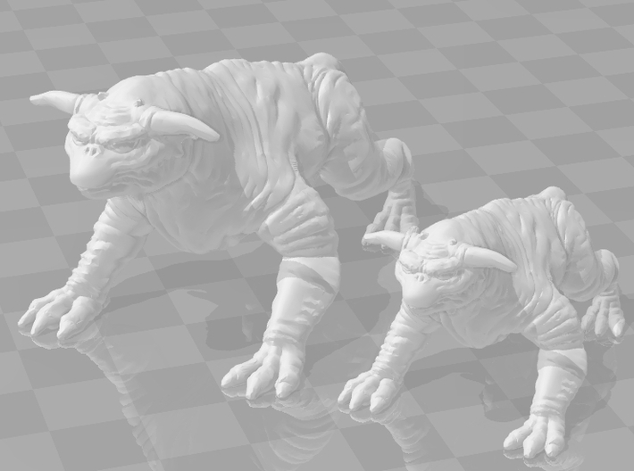 Ghostbusters 1/60 Terror Dog zuul gozer miniature 3d printed 
