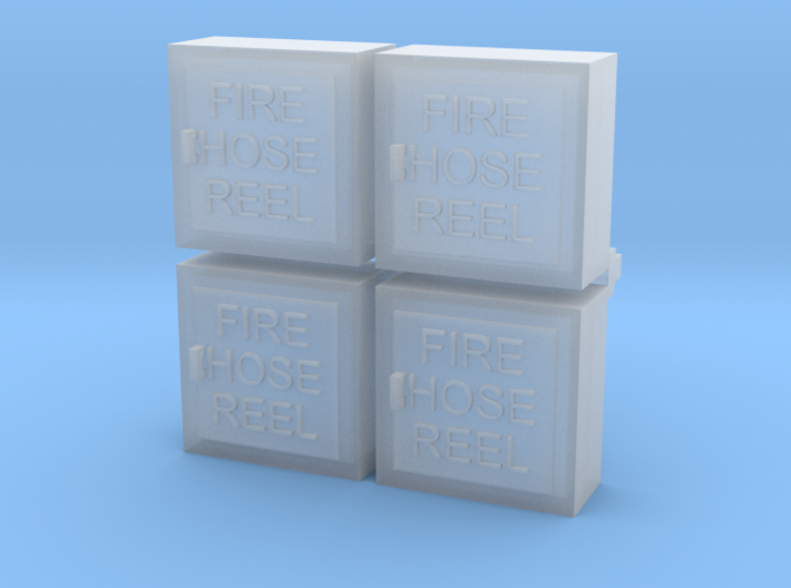 Fire Hose Cabinet 4 Pk 1-48 Scale 3d printed