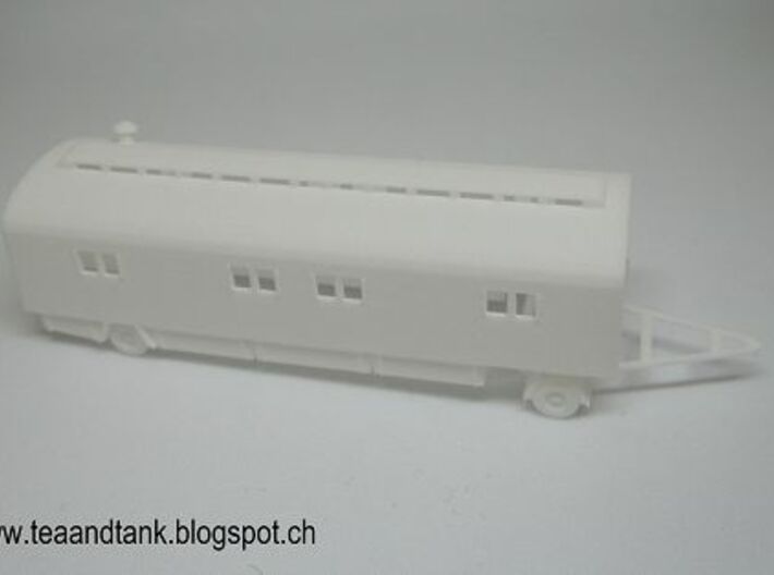1/144 trailer for German Luftwaffe crews 3d printed 