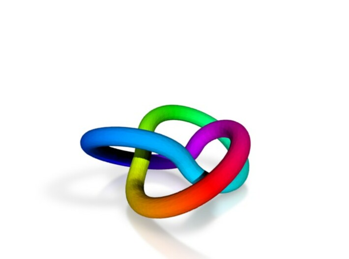 Trefoil Rainbow Color 3d printed 