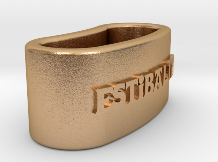 ESTIBALITZ 3D Napkin Ring with daisy 3d printed