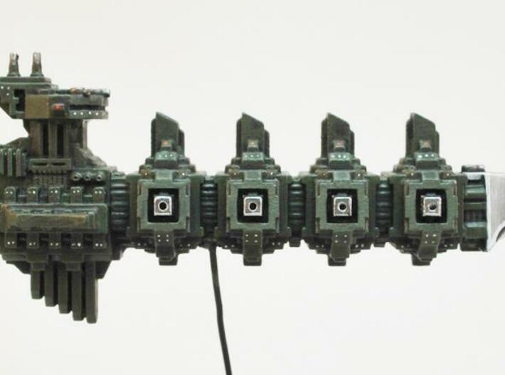 Absolutist Light Cruiser (Aquila Pattern) 3d printed Model painted by Miniatures of the North