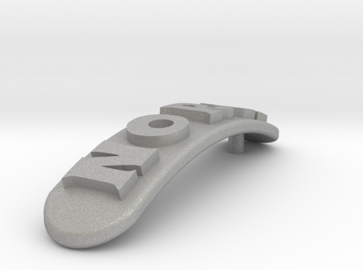 NORA Personalized Hair Barrete 30-35 3d printed