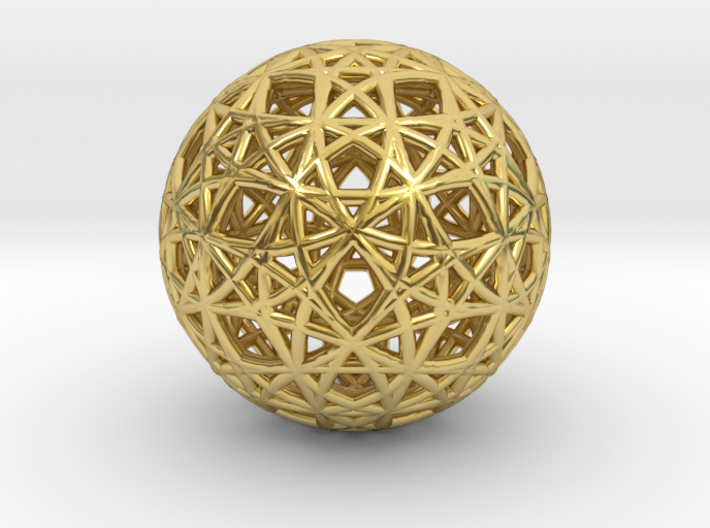Omega Matter Seed of Life Cube 3d printed