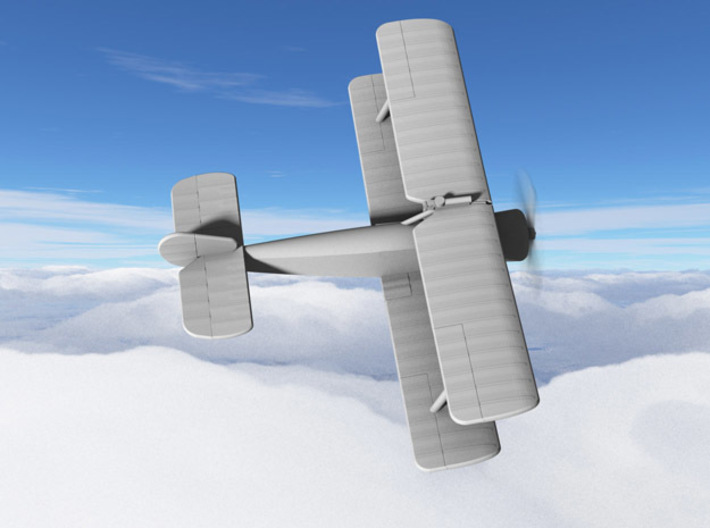 Sopwith 1B.1 (various scales) 3d printed Computer render of 1:144 Sopwith Strutter