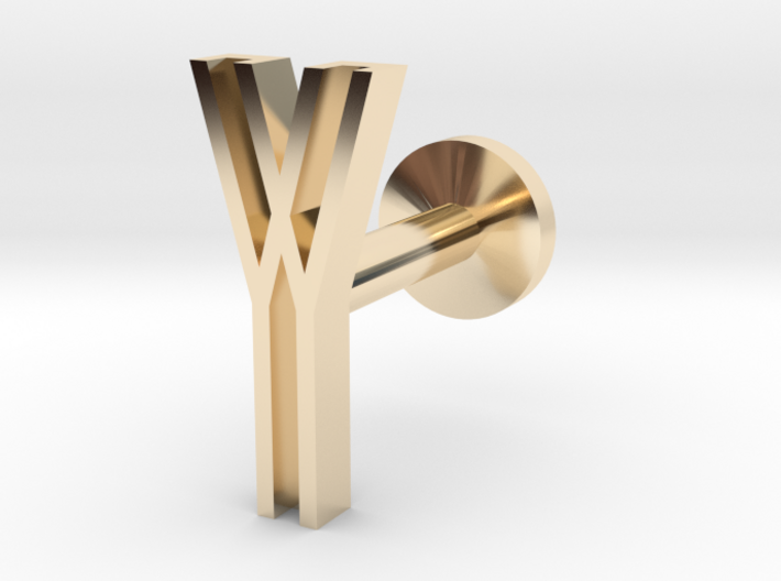 Letter Y 3d printed