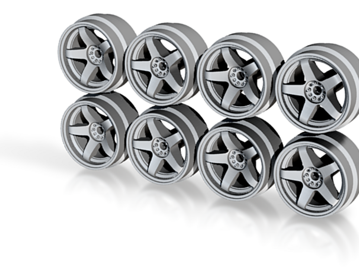 Nismo LMGT4 Hot Wheels Rims 3d printed