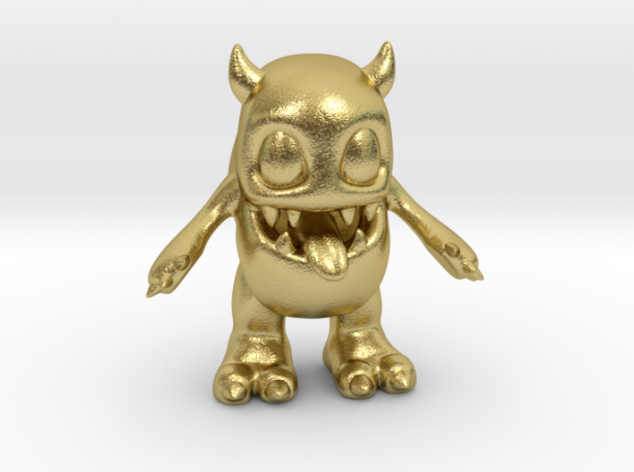 Baby Monster Colored_small 3d printed