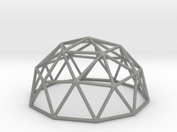 geodesic 2V half sphere dome 3d printed