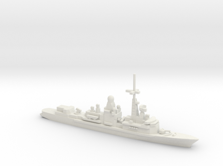 Cassard-class frigate, 1/1250 3d printed