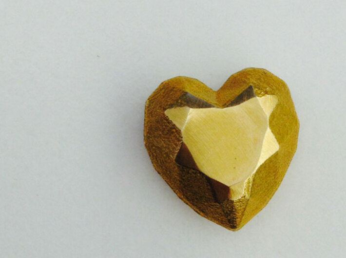 Lucky Heart Pendant for a Necklace or Keychain 3d printed 