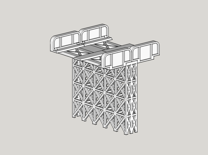 JOINER, DOUBLE TRACK 2 INCH 3d printed 