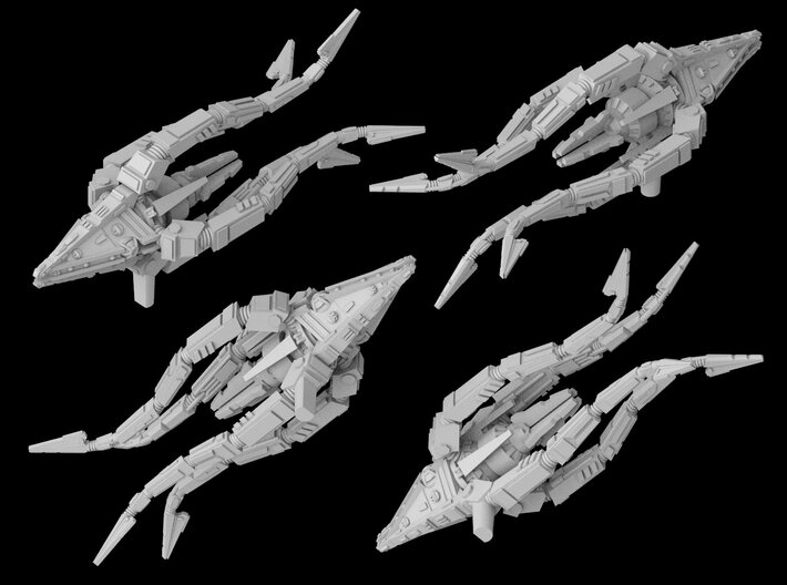 (Armada) Trident Assault Ship 3d printed