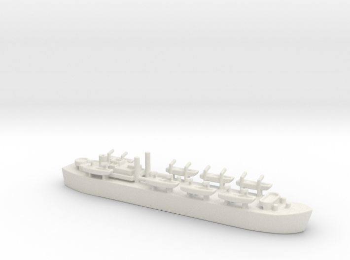 landing ship tank MK3 LST MK3 1/1200 HMS MESSINA 3d printed