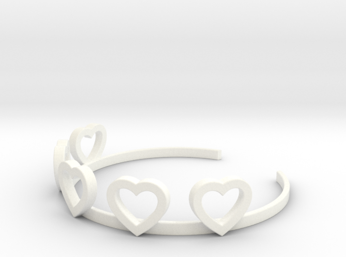 Heart Bracelet 3d printed