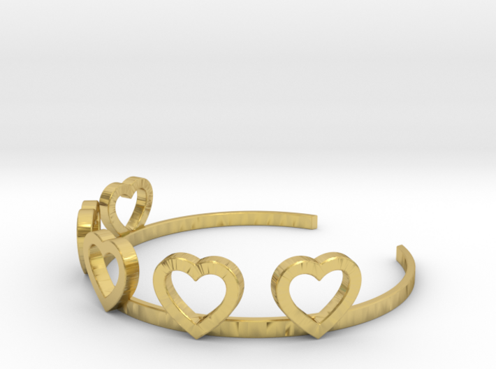 Heart Bracelet 3d printed