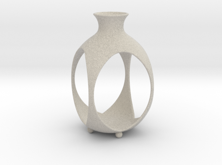 Vase shaped tea lantern 3d printed