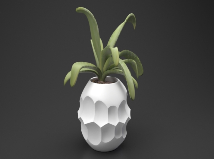 Subtraction Pencil Holder / Vase Type A 3d printed White Natural Versatile Plastic