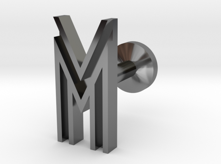 Letter M / W 3d printed