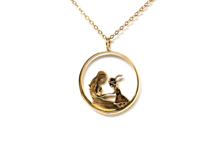 Mother &amp; Daughter Pendant 2 -Motherhood Collection 3d printed