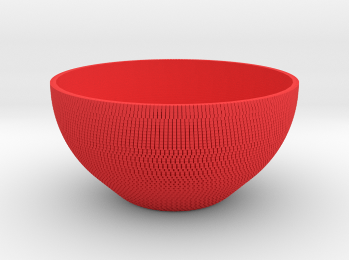 Bowl Pixels 3d printed