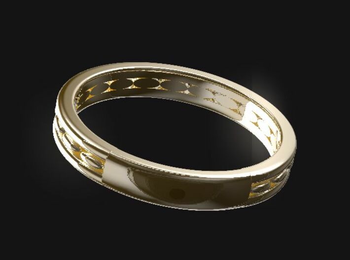 wedding ring design No.278 of 365 days 3d printed 