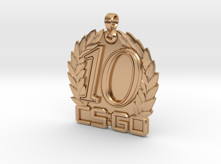 CS:GO - Ten Year Veteran Medallion 3d printed