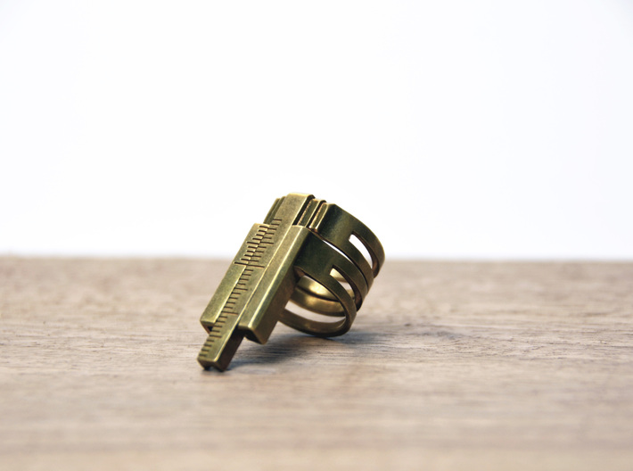 SR-003 Caliper Ring 3d printed 