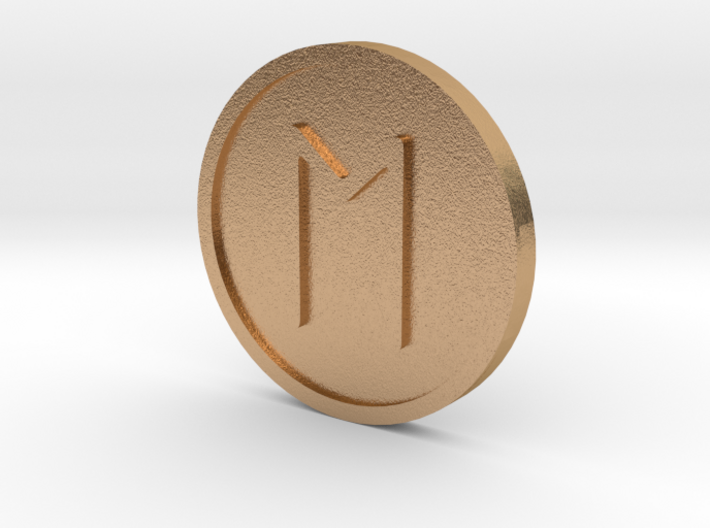 Ehwaz Coin (Elder Futhark) 3d printed