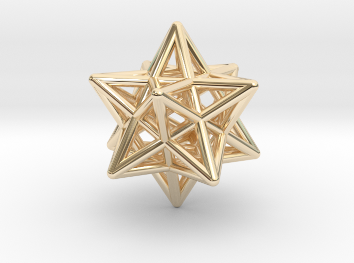Smallest Stellated Dodecahedron Pendant 3d printed