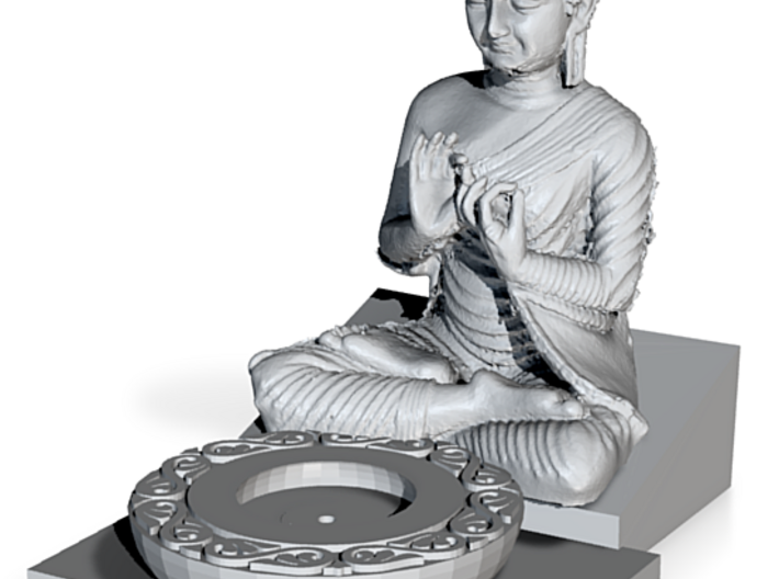 Buddha Incense Holder 3d printed