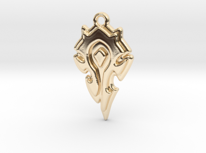 World Of Warcraft Horde Pendant all materials 3d printed