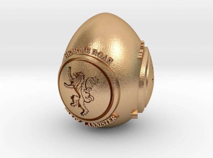 GOT House Lannister Easter Egg 3d printed