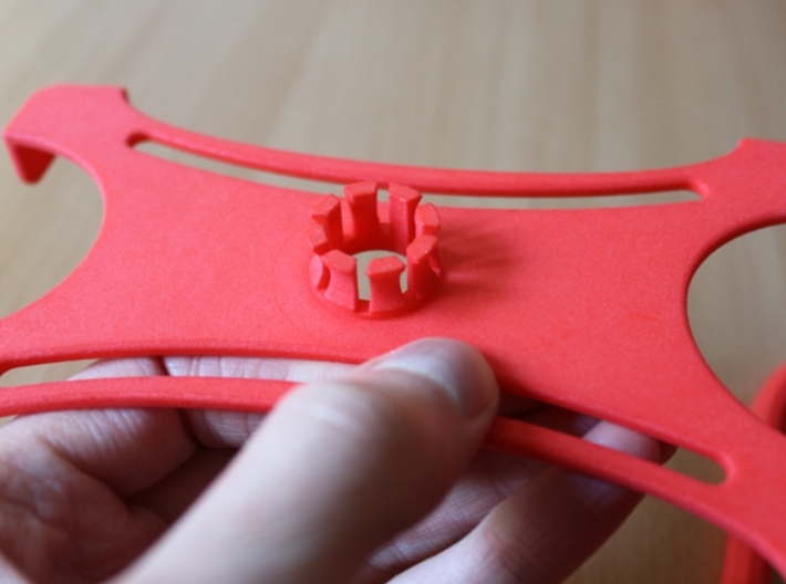 Rotary support for smartphones (example) 3d printed Platform - back view