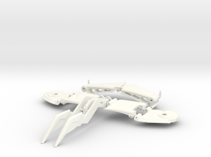 Parts for TFTM 2007 voyager Megatron 3d printed 