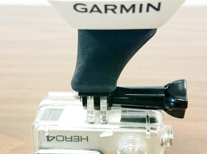 Garmin Edge adapter for K-Edge GoPro Handlebar Mou 3d printed Left Offset