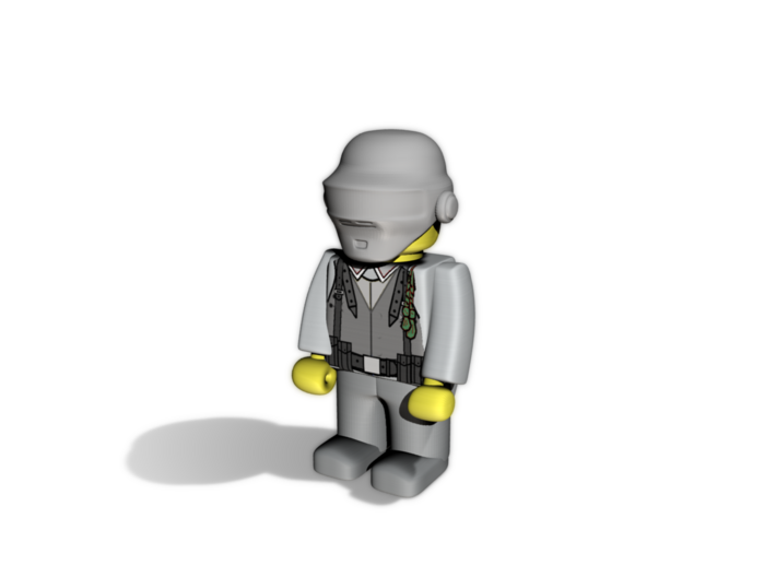 Punk Helmet (prototype) 3d printed PA Greyworld Digger Police Officer