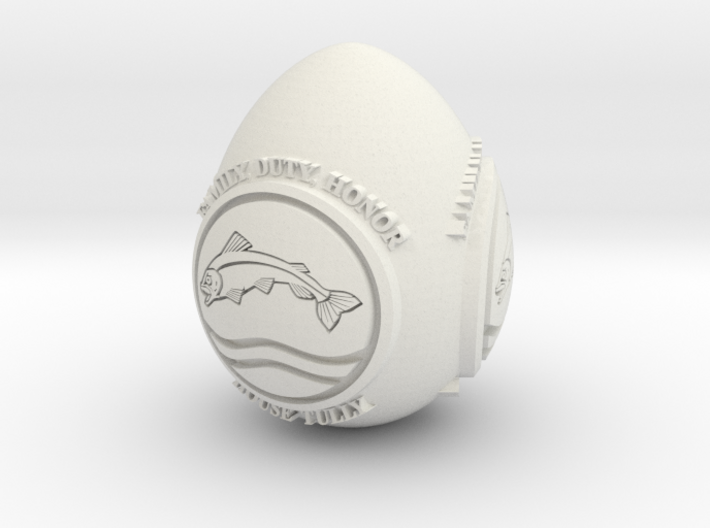 GOT House Tully Easter Egg 3d printed