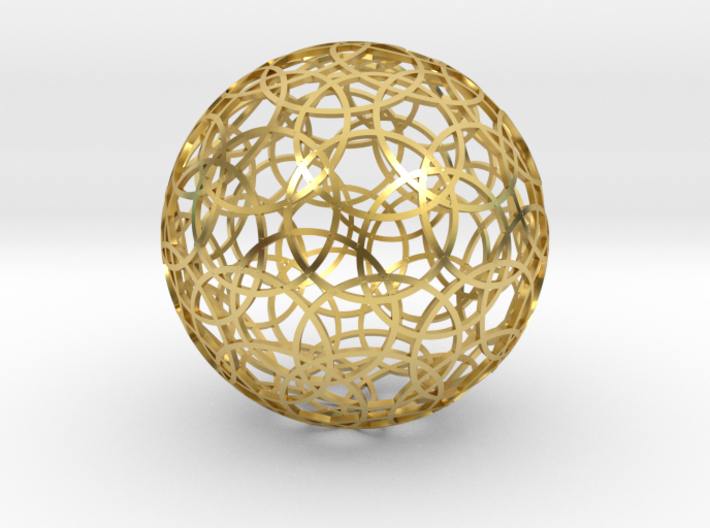60 circle sphere 3d printed