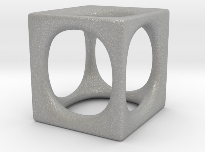 Void Cube Pendant 3d printed