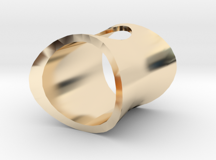 Wormhole Ring 3d printed