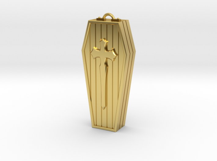 Coffin pendant 3d printed