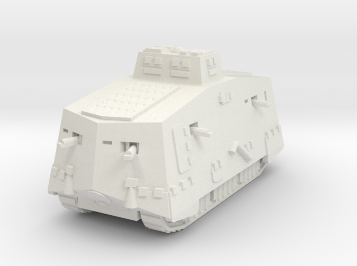 A7V Tank 1/100 3d printed