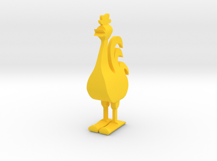 Chicken figure (scrollsaw/bandsaw) 3d printed