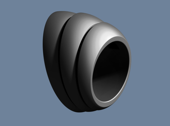 Armor Ring - Size 12 1/2 (21.79 mm) 3d printed 