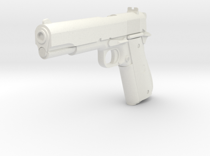 1:3 Miniature Colt Delta Pistol 3d printed