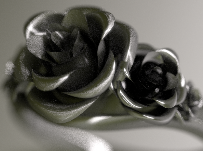 Rose Ring 3d printed 